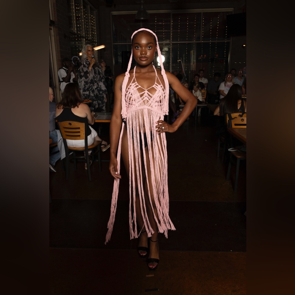 Original GoodVibeGoda Handmade Macramé Rope Dress Design